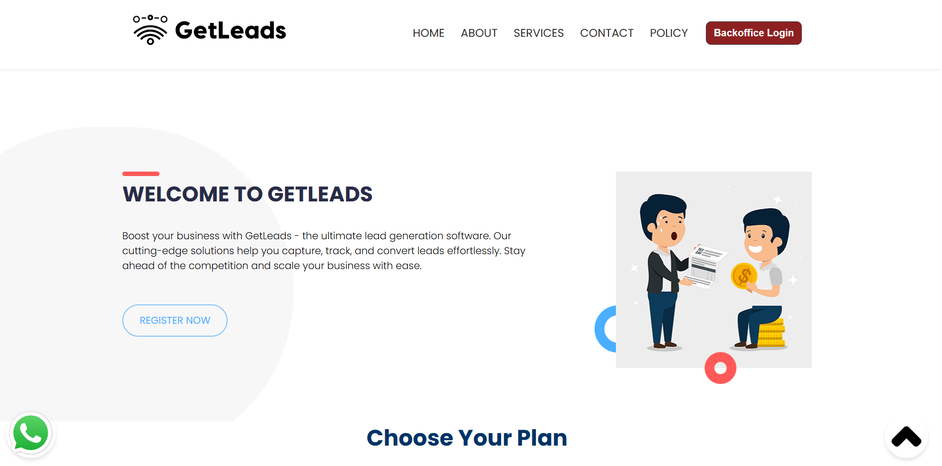 GetLeads Website